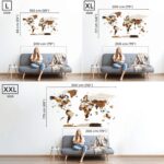 Woodilab Multilayered 3D Wooden World Map – Unique Wall Art & Perfect Travel Gift - Image 4