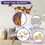 Woodilab 3D Wooden USA Map Wall Art – Large US Travel Map with Push Pins | Unique Gift for Travelers & Home Décor - Image 7