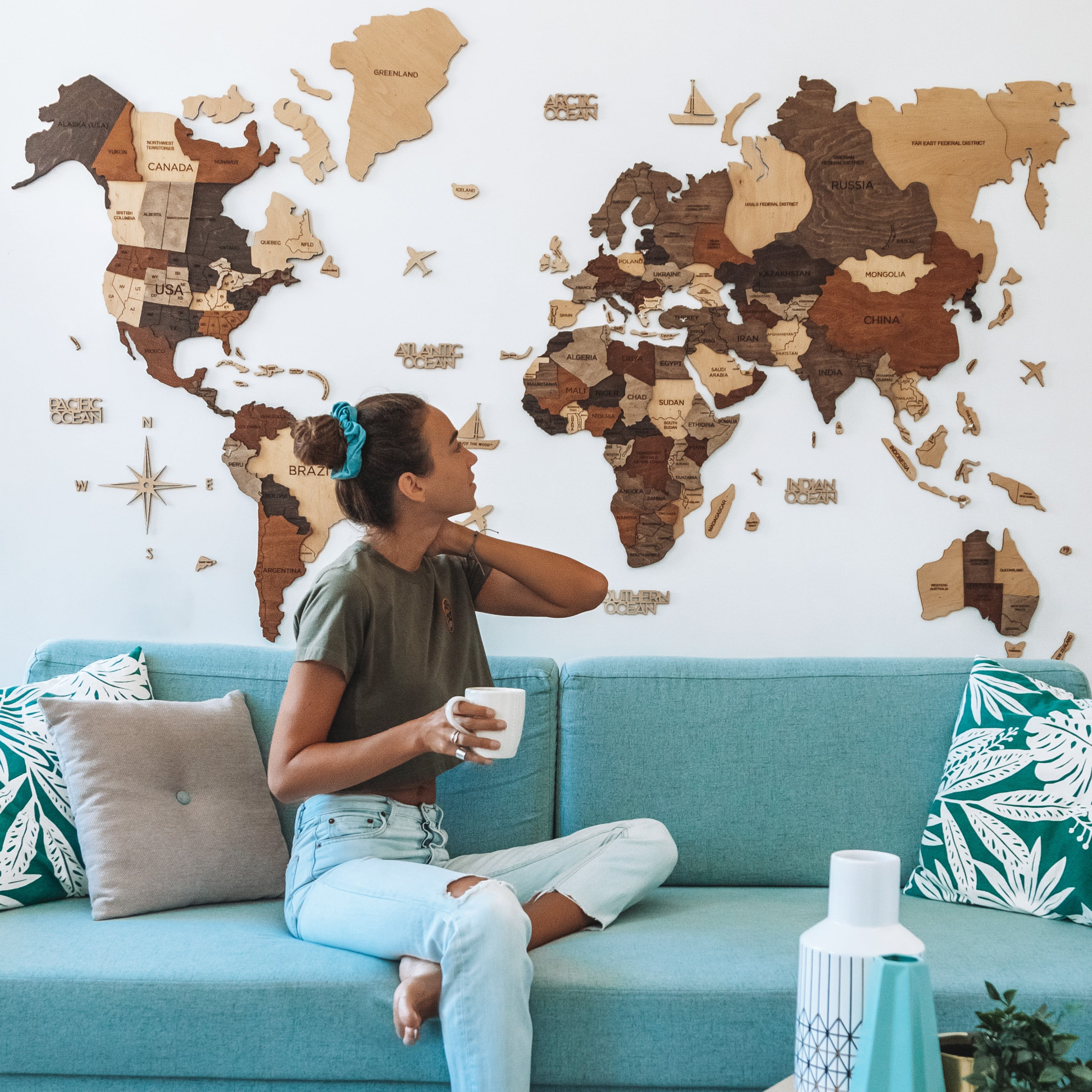 Exploring the Charm of a Wooden 3D Map – A Unique Décor for Every Space